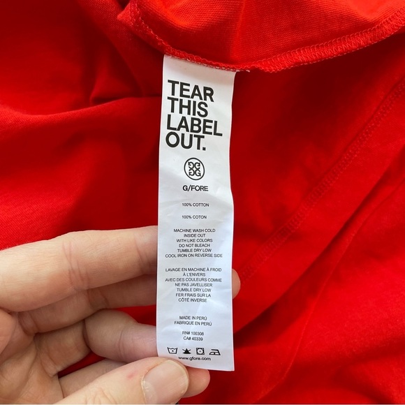 NWT G/FORE Logo T-Shirt XL - Picture 6 of 7